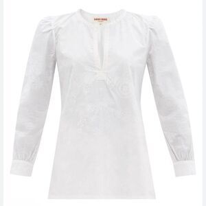 Emporio Sirenuse Kate Kadhi Mushroom-print Cotton shirt.